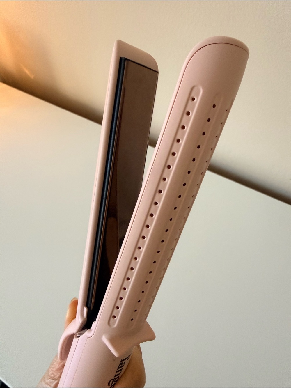 L'ange Pink Hair Styling straightener and curler - Picture 3 of 3